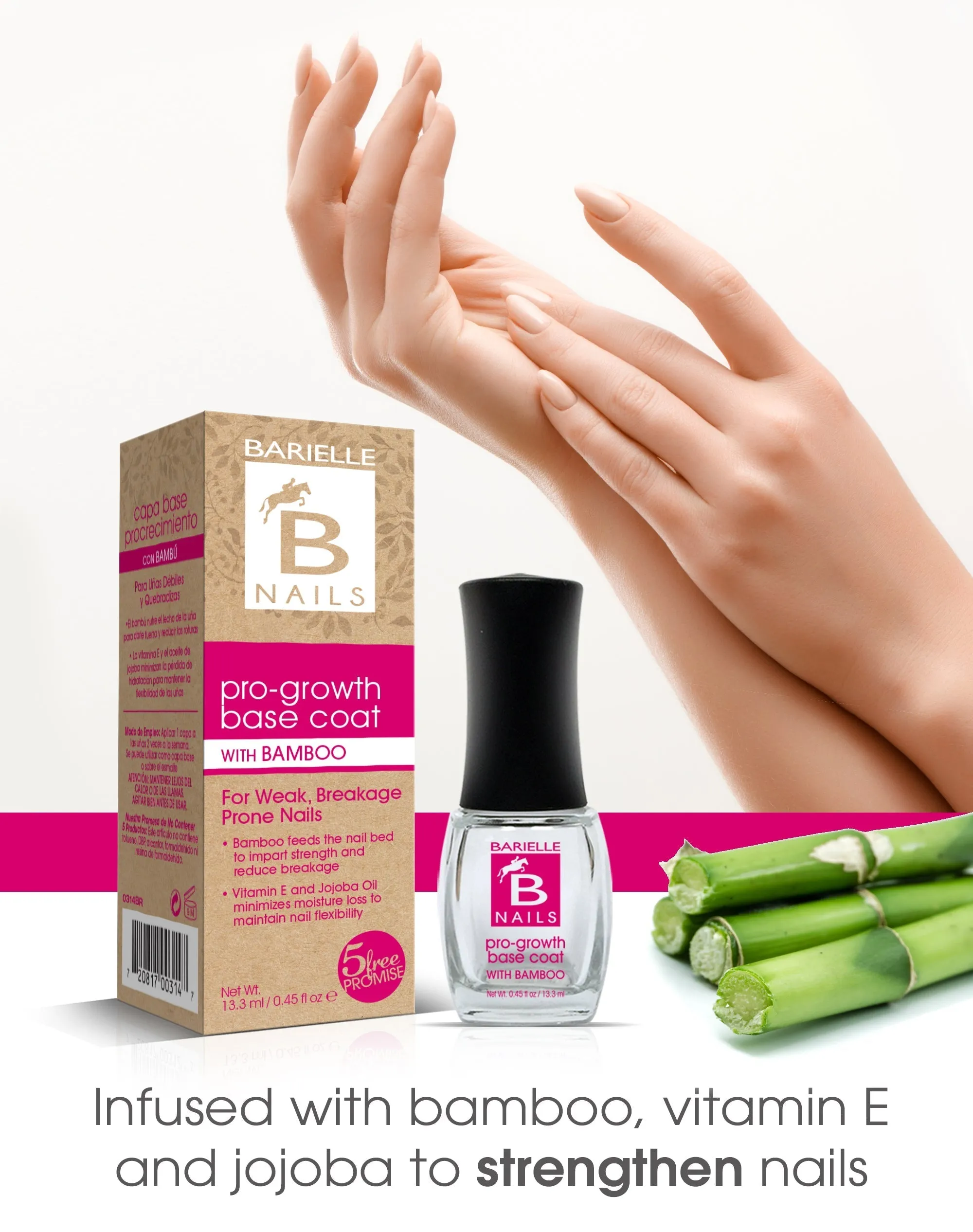 Barielle Perfect Mani Duo - Barielle Pro-Growth Base Coat & Everlast Top Coat (2-PC SET)