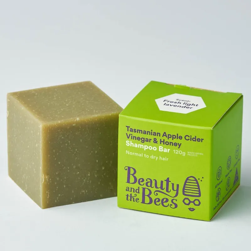 Beauty And The Bees Tasmanian Apple Cider & Honey Shampoo Bar