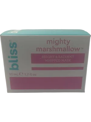 Bliss Mighty Marshmallow Brightening Face Mask 1.7 oz