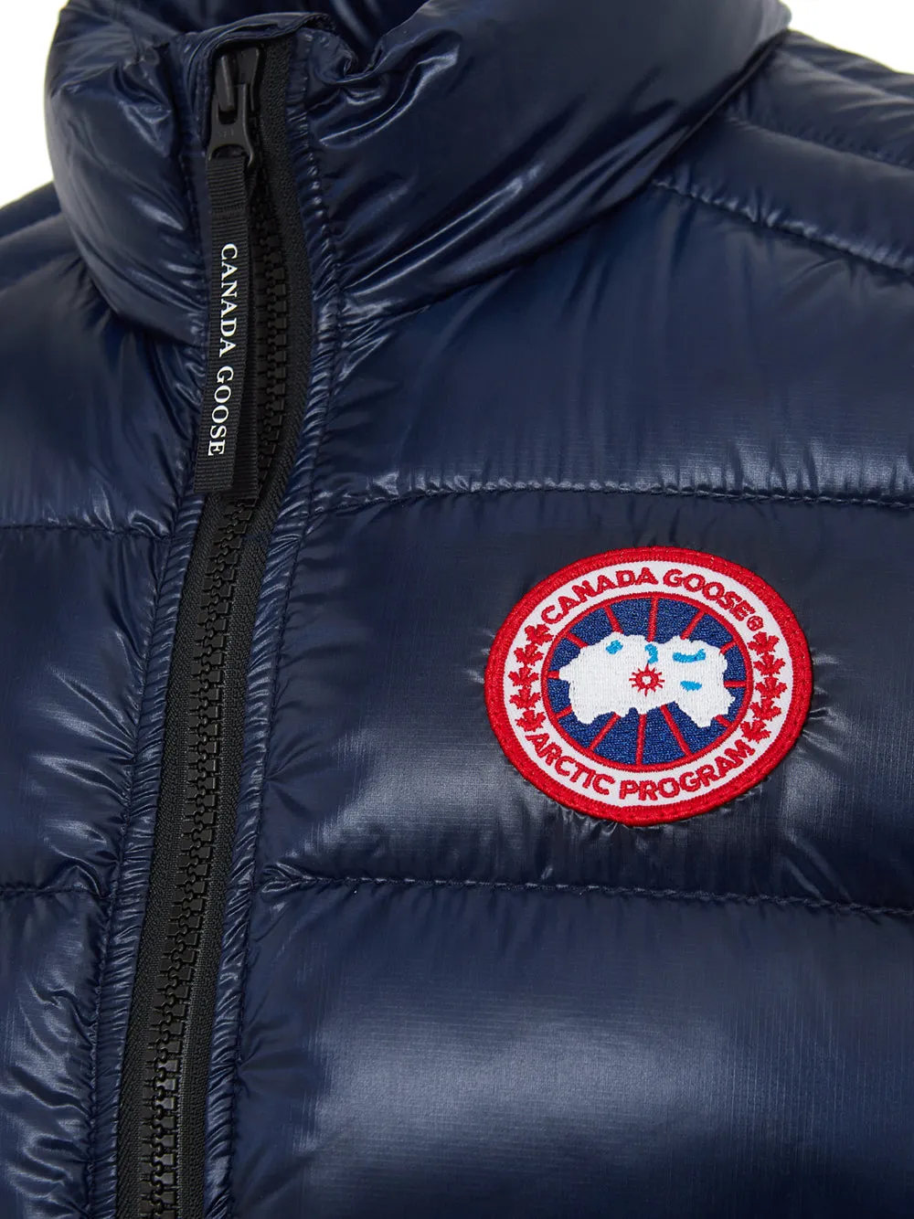 Canada Goose Elegant Quilted Blue Crofton Vest Jacket