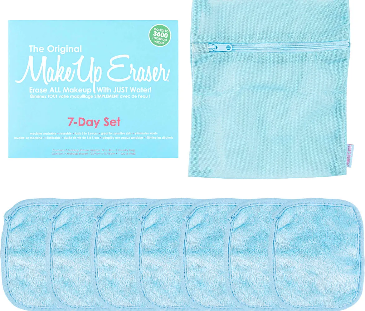 Chill Blue 7-Day Makeup Eraser Set