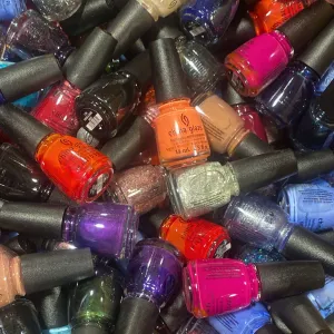 China Glaze Nail Lacquer with Hardness Assorted Mix 0.5OZ (50 Pcs Lot)