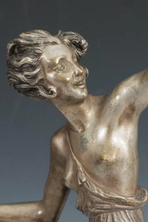 Circa 1920's Sculpture in Bronze Signed 'Matto' (Marcel Bouraine)