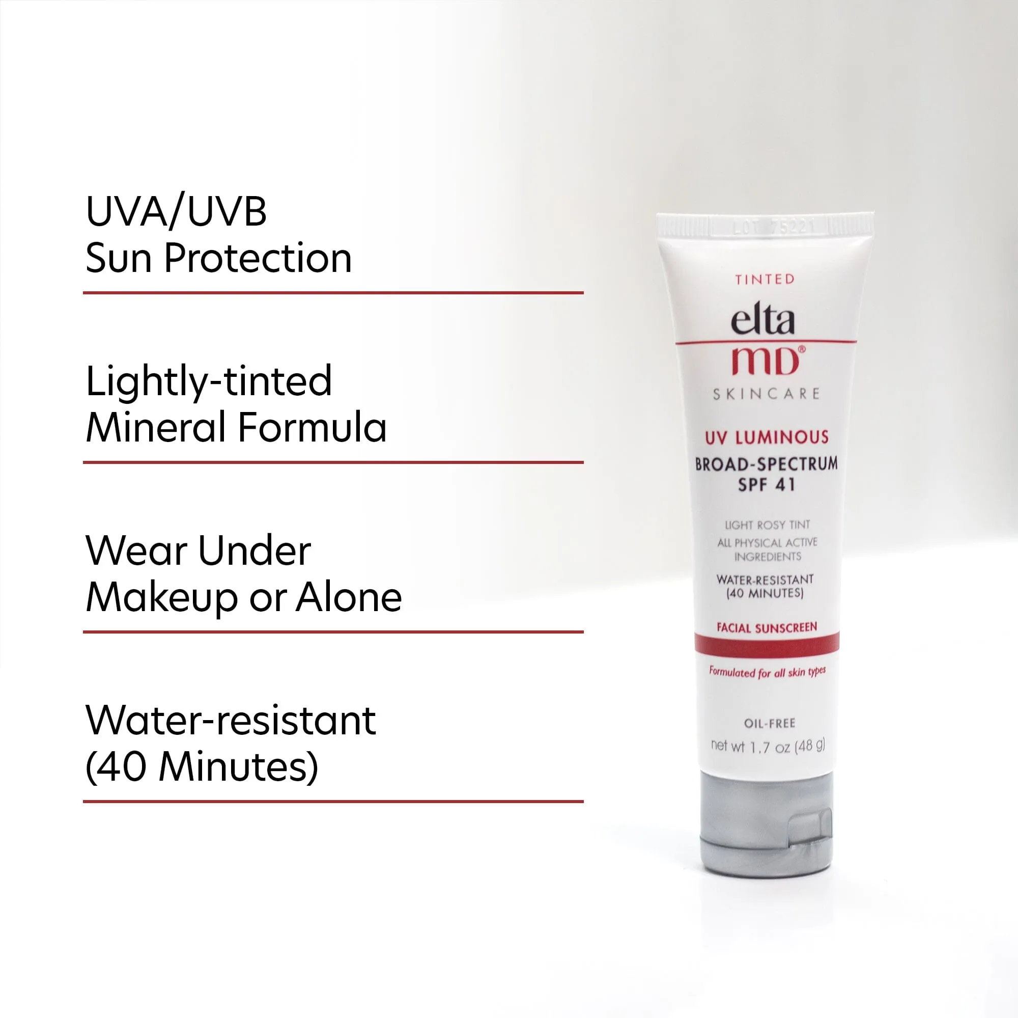 EltaMD UV Luminous Broad Spectrum SPF 41