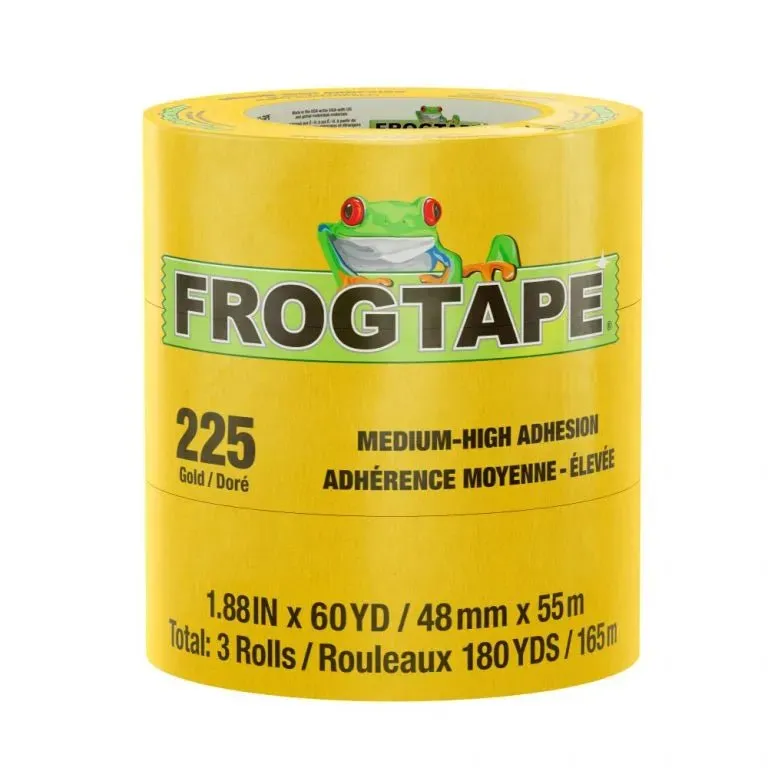 FrogTape® 225 Gold Performance Grade Moderate Temperature, Medium-High Adhesion Masking Tape