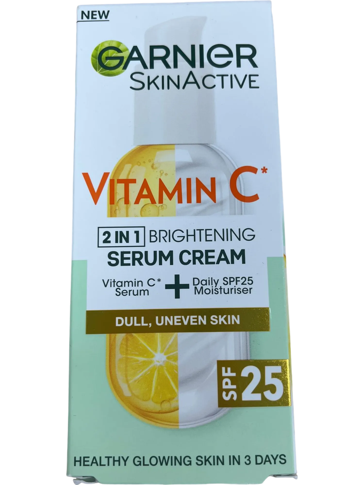 Garnier 2in1 Vitamin C Serum Cream with SPF 25 50ml