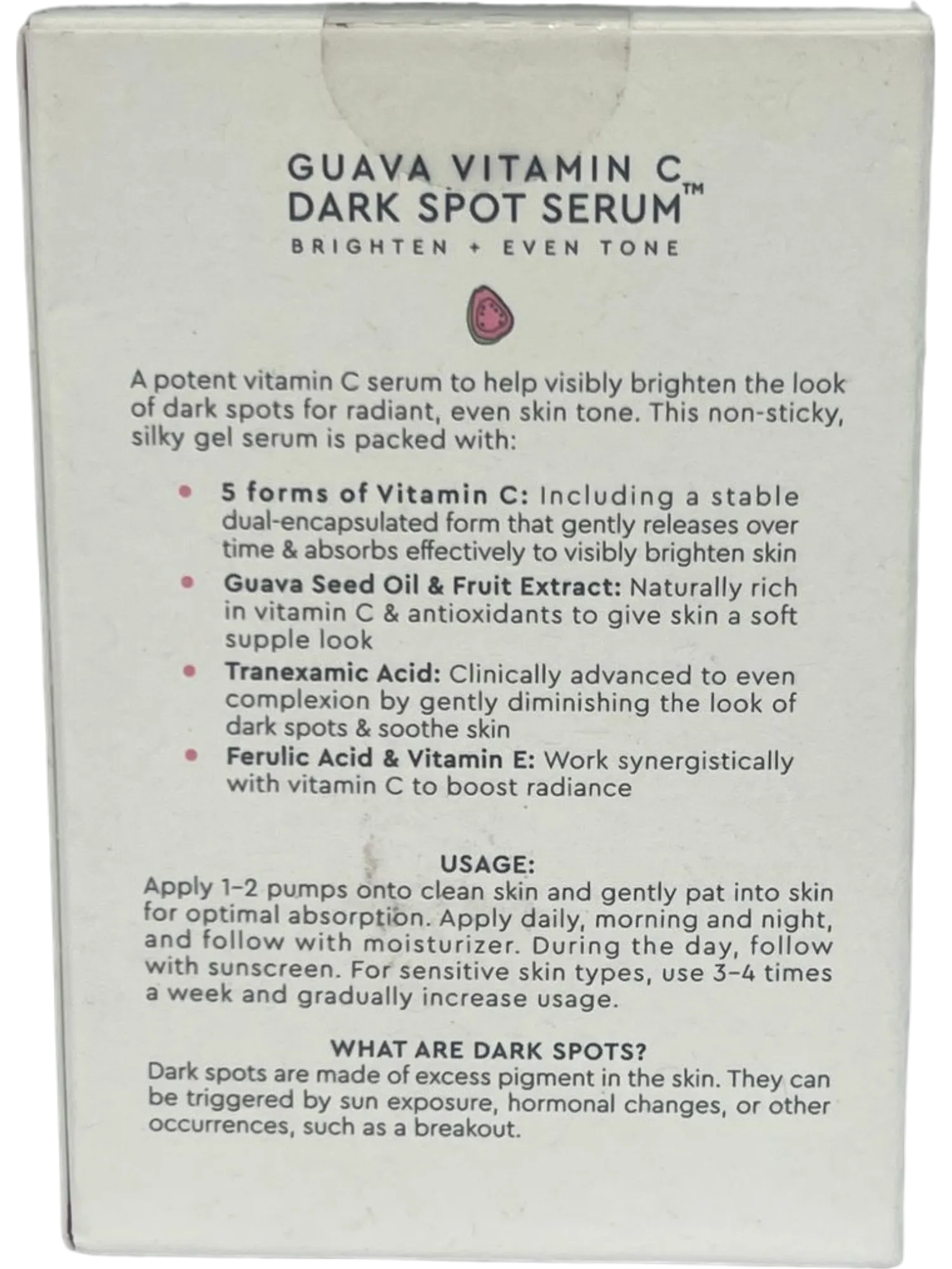 Glow Recipe Printed Guava Vitamin C Dark Spot Serum Skin Care 30ml