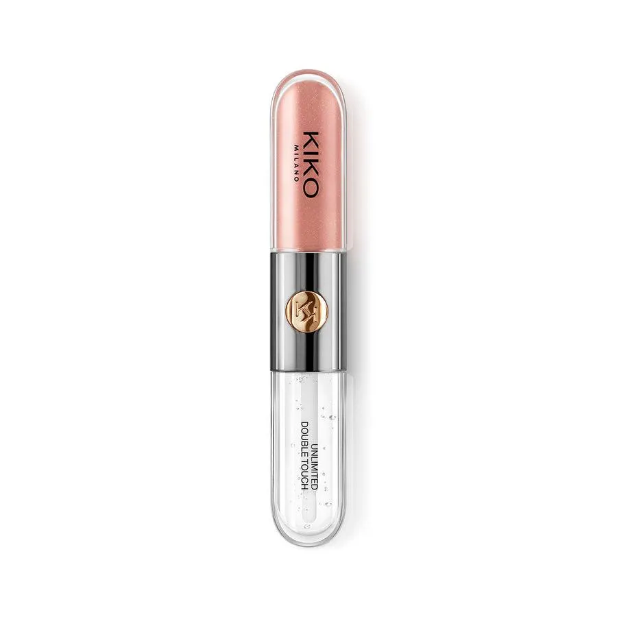 KIKO Milano Liquid lipstick Unlimited Double Touch 102 Satin Rosy Beige