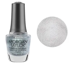 Morgan Taylor Lacquer Nail Polish - A-Lister Soft Silver Metallic - 15ML