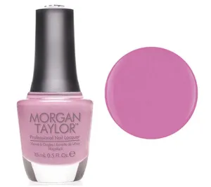 Morgan Taylor Lacquer Nail Polish - Go Girl Bright Pink Cre me - 15ML