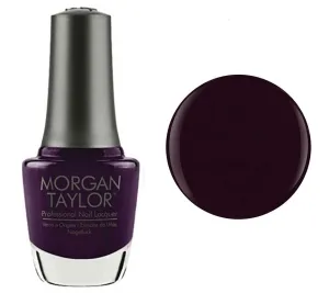 Morgan Taylor Lacquer Nail Polish - Love Me Like A Vamp - Dark Purple Creme - 15ML