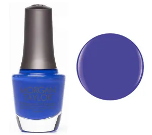 Morgan Taylor Lacquer Nail Polish - Making Waves - Bright Blue Creme - 15ML