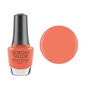 Morgan Taylor Lacquer Nail Polish - Orange Crush Blush Orangy Coral Cre me - 15ML