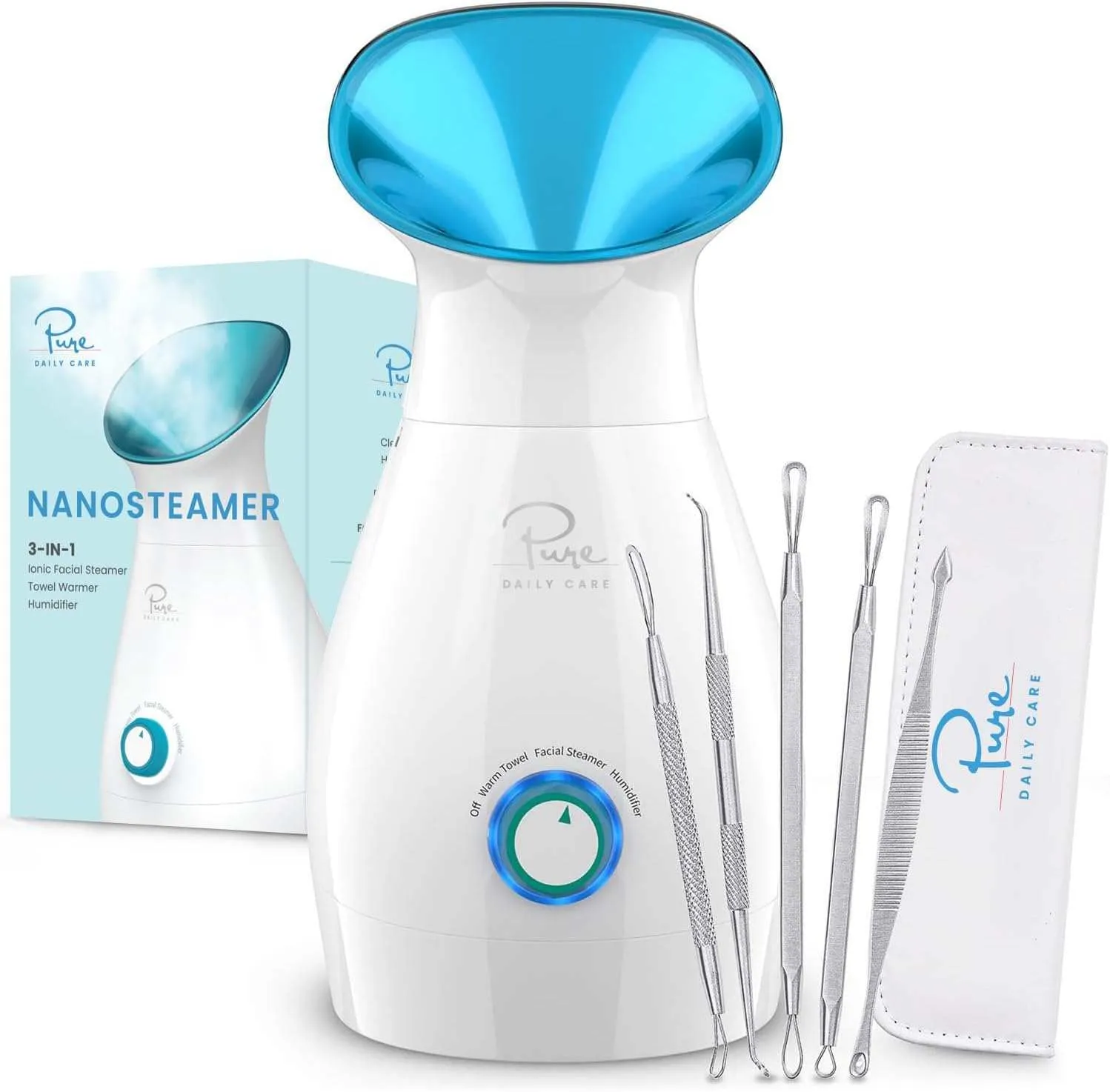 Nanosteamer Large 3-In-1 Ionic Facial Steamer