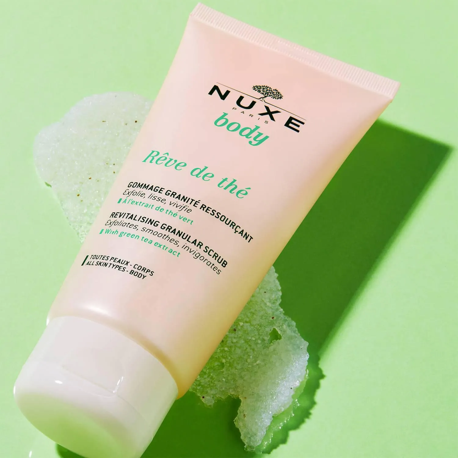 NUXE Body Revitalizing Granular Scrub Rêve de Thé 150 ml