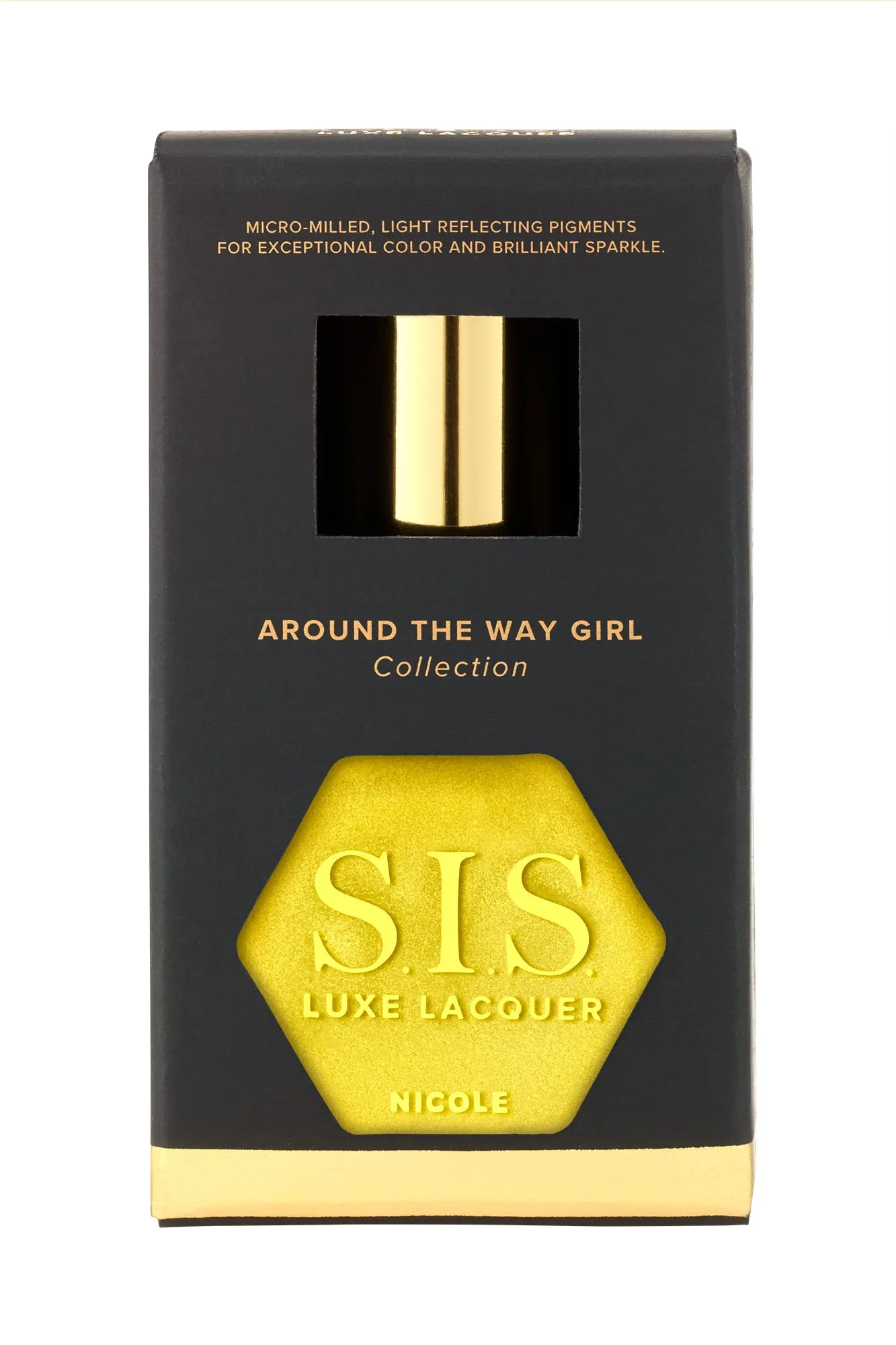 S.I.S LUXE LACQUER - NICOLE - LEMON YELLOW