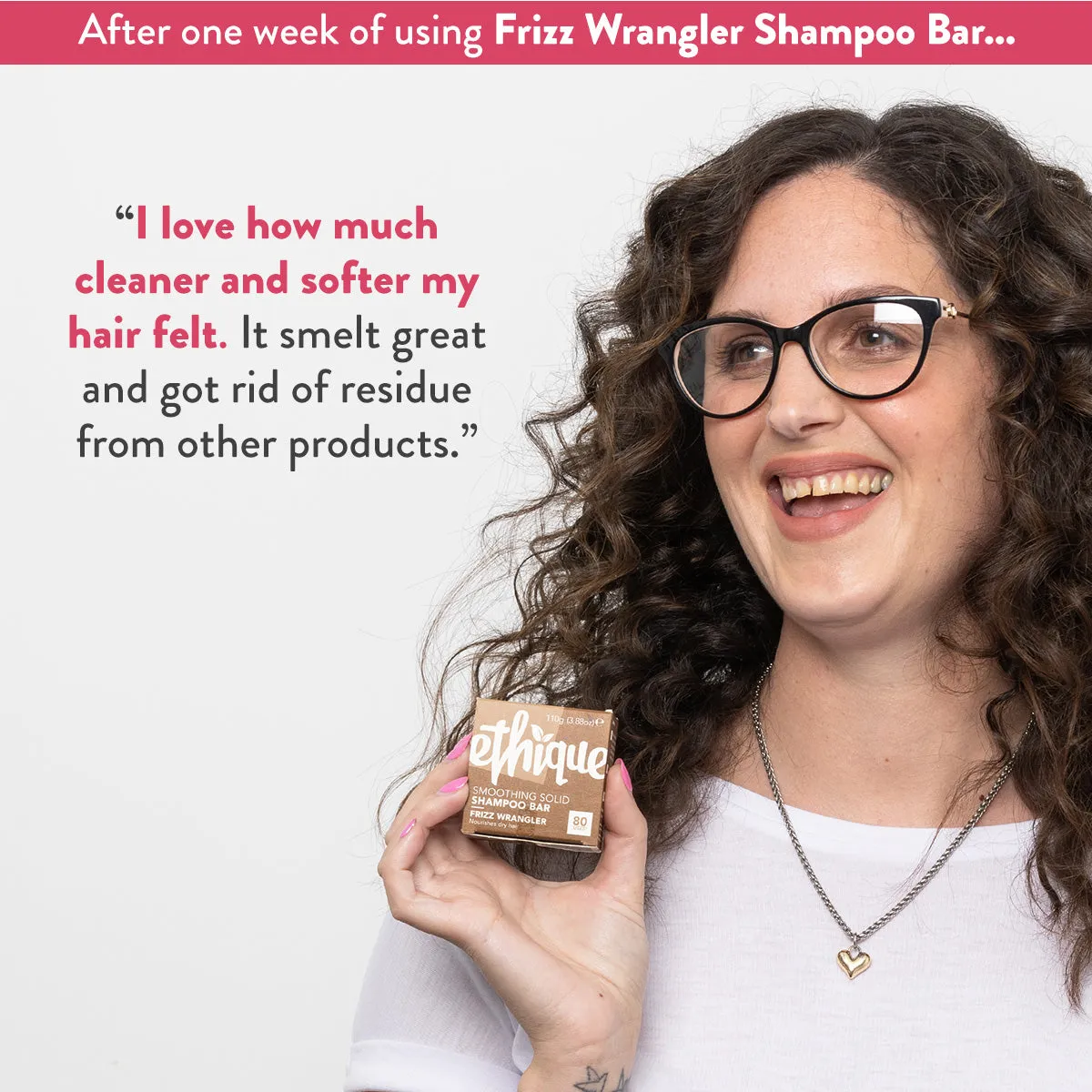 Smoothing Shampoo Bar for Frizzy Hair: Frizz Wrangler