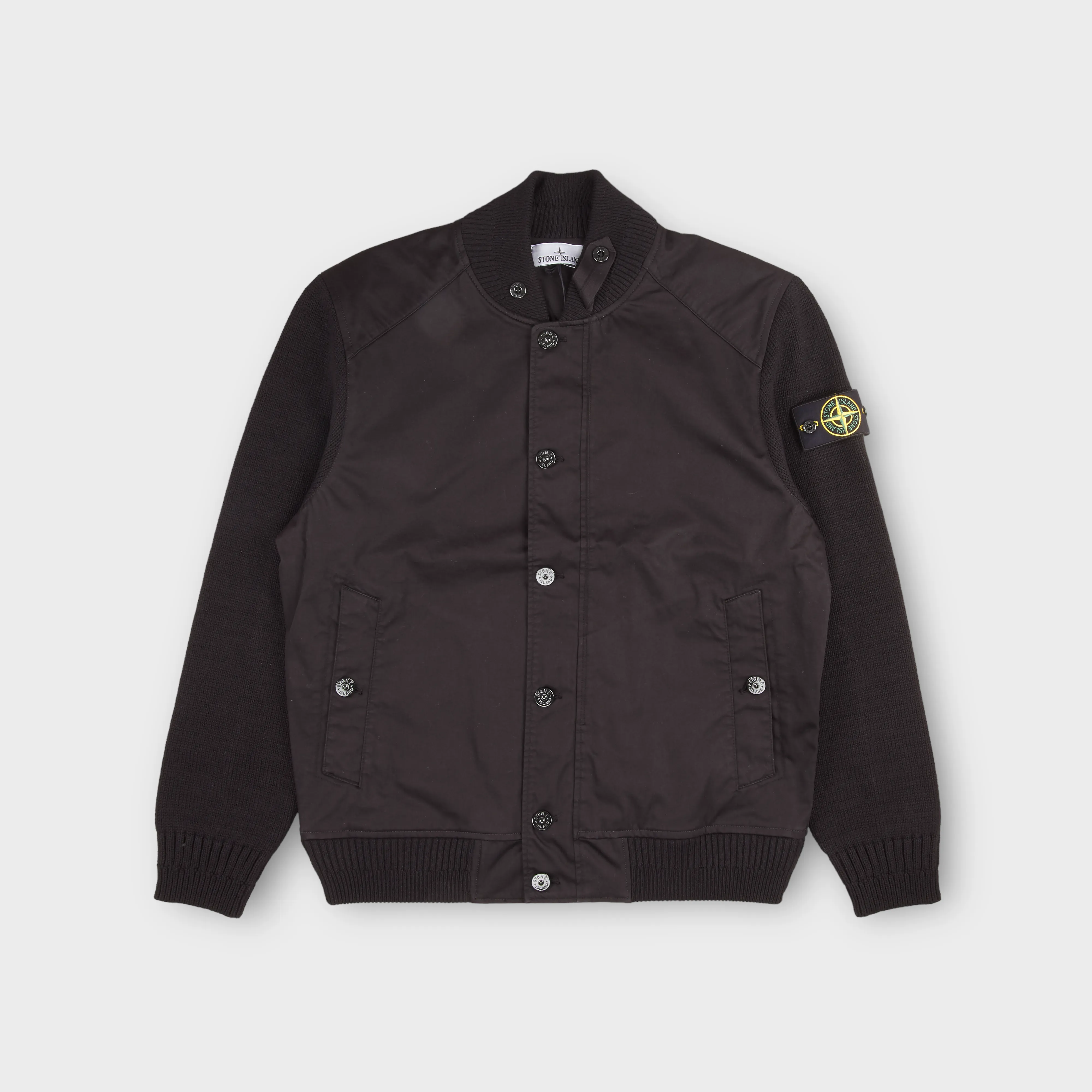 Stone Island 43935 Giubbotto C/Parti Jakke I Sort