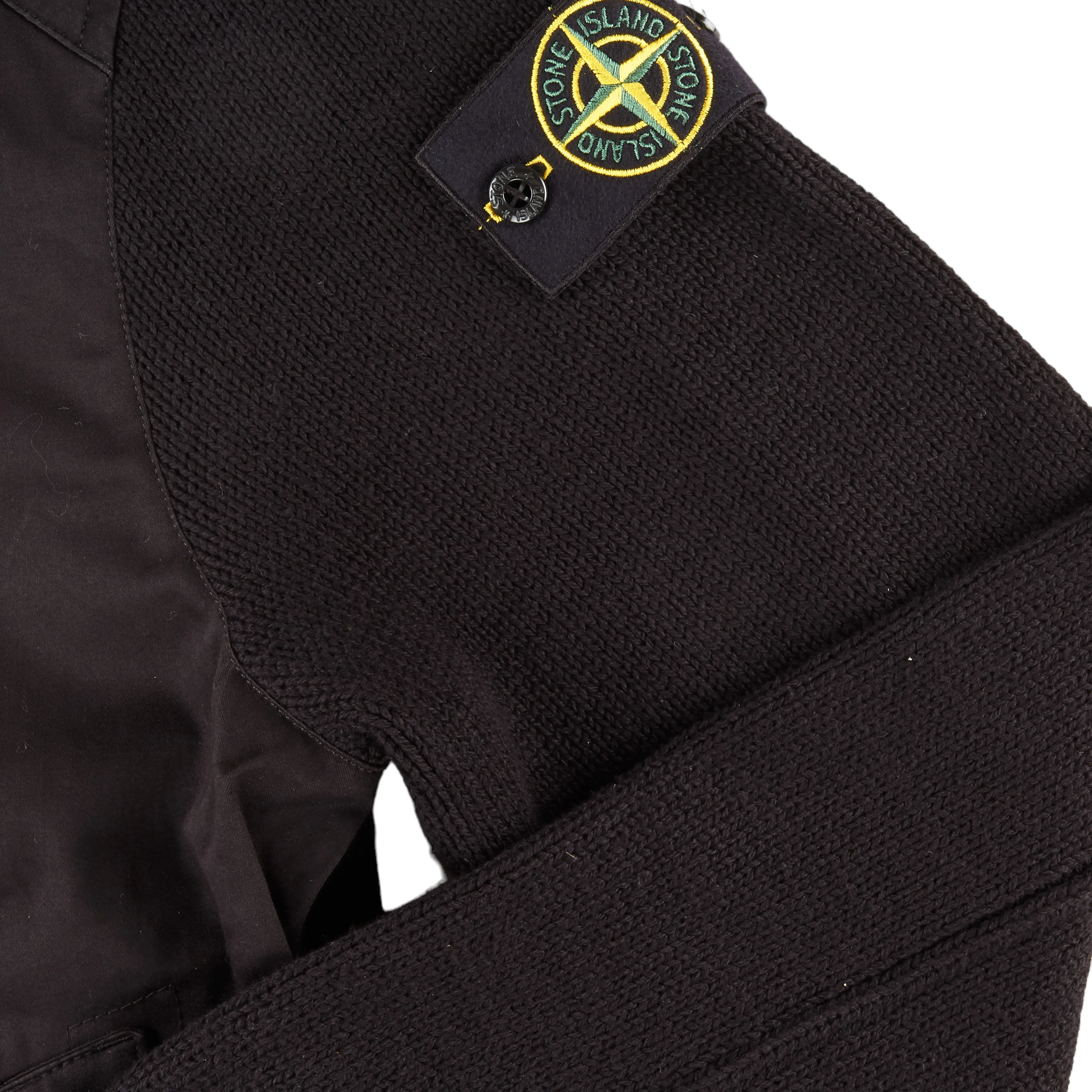 Stone Island 43935 Giubbotto C/Parti Jakke I Sort