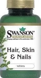 SWANSON HAIR SKIN NAILS x 60 tablets