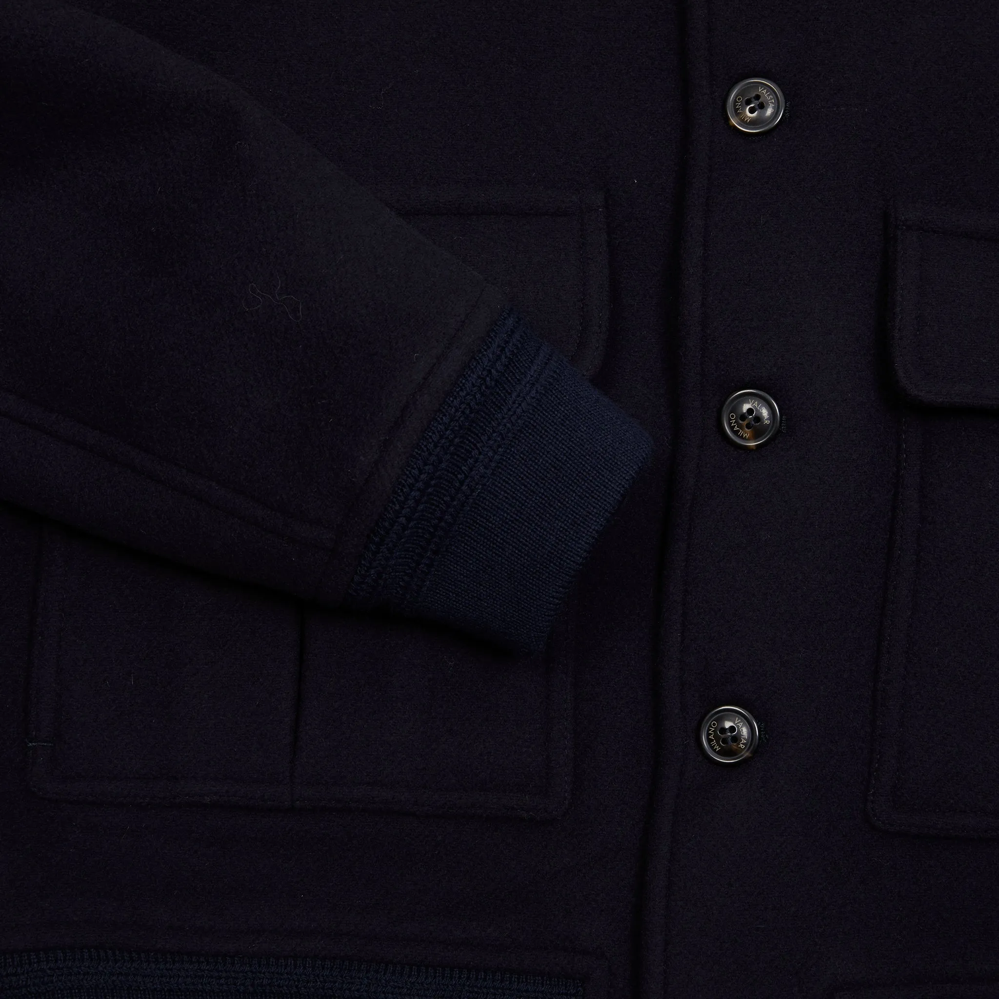 Valstar Valstarino Virgin Wool Jacket in Navy