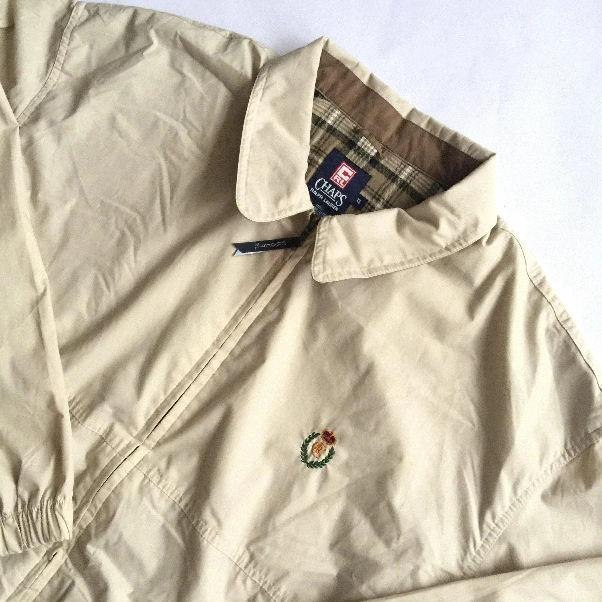 Vintage Ralph Lauren Chaps Classic Embroided Crest Jacket (XL)  (L)  (L)